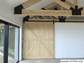 Interior Barn Door Arrow Double