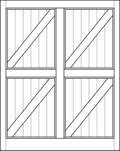 Interior Barn Door Double Double