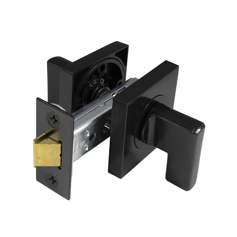 Mini Lever Latch Set - 60mm B/S  Sq.Rose