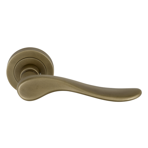 Haven 52mm Round Rose Lever Set RB