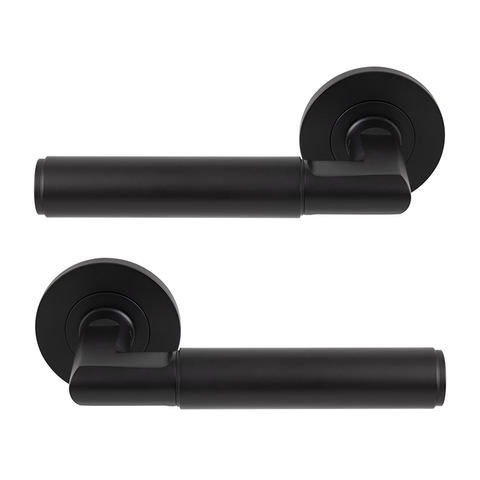 NIDO Lumina Lever Set Plain BLK