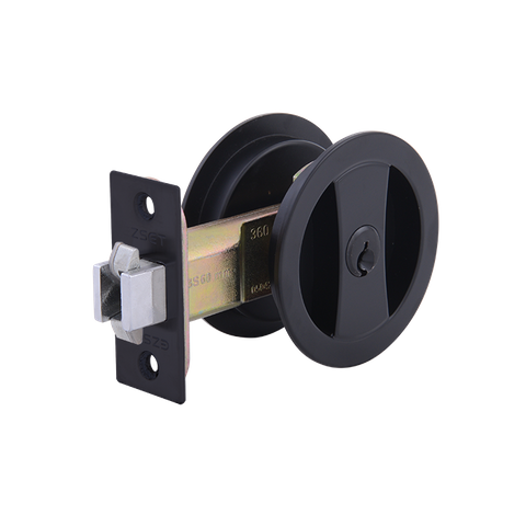 Round Cavity Slider Kit Locking BLK
