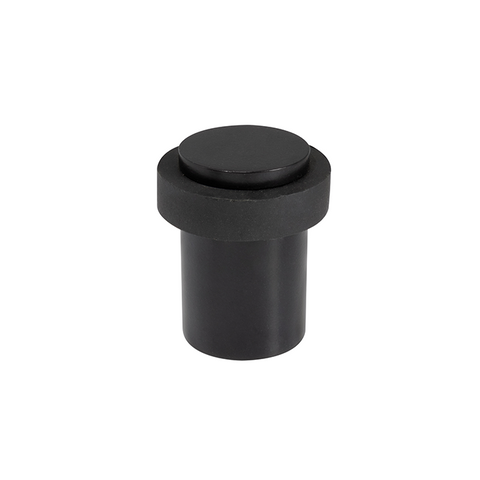 60mm Doorstop Floor Mount - BLK