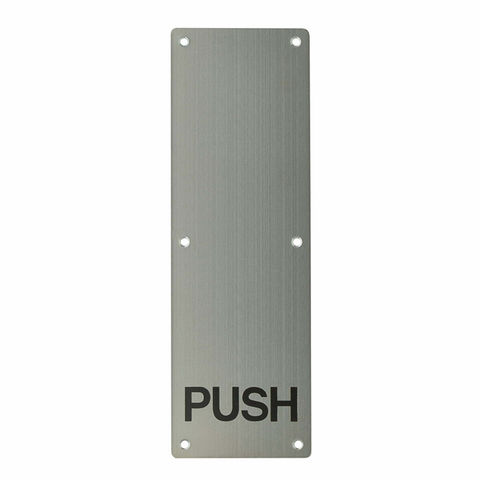 Miles Nelson Push Plate - Engraved