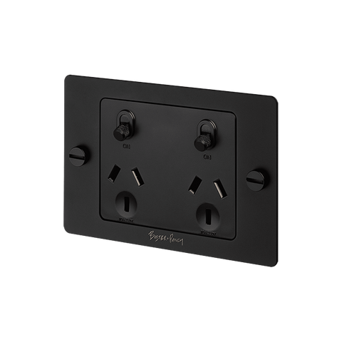 2G GPO/Socket Class 2 / Black