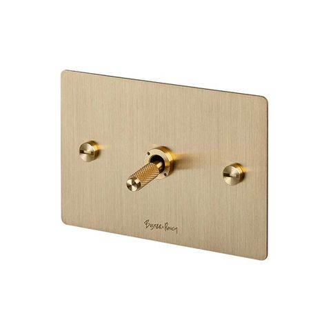 1G Toggle Switch Class 2 / Brass