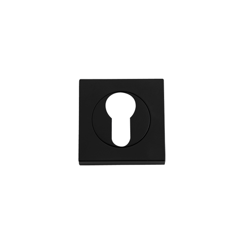 Sans-Arc Square Escutcheon Euro MB