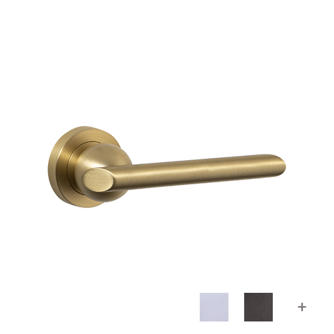 Futurismo Door Lever Round Rose