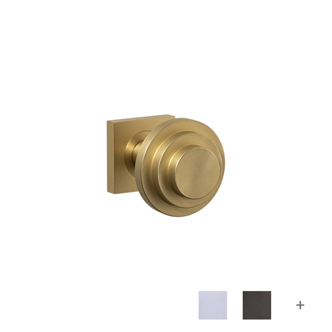 Zzzigurat Door Knob Square Rose