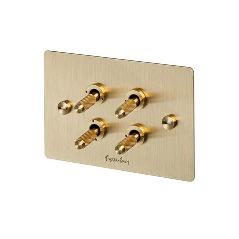 4G Toggle Switch Class 2 / Brass