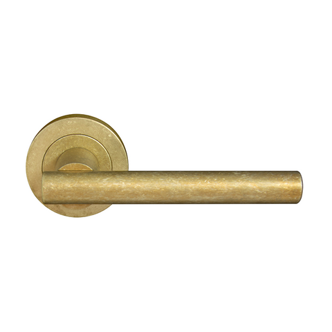 Charleston Round Rose Lever Set RLB