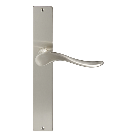 Haven Square Longplate Lever Set BN