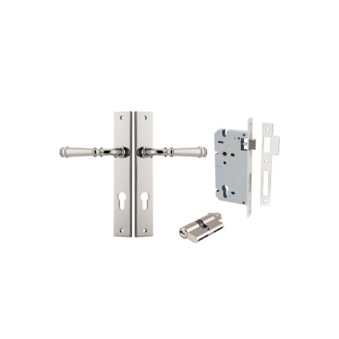 Verona Rectangular Lever Ent KK PN