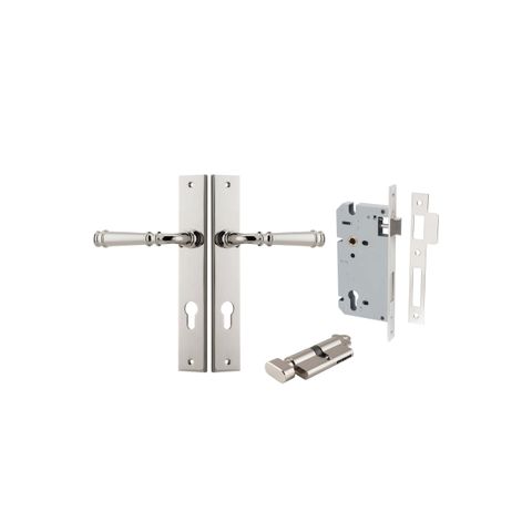 Verona Rectangular Lever Ent KT PN