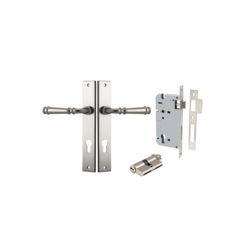 Verona Rectangular Lever Ent KK SN