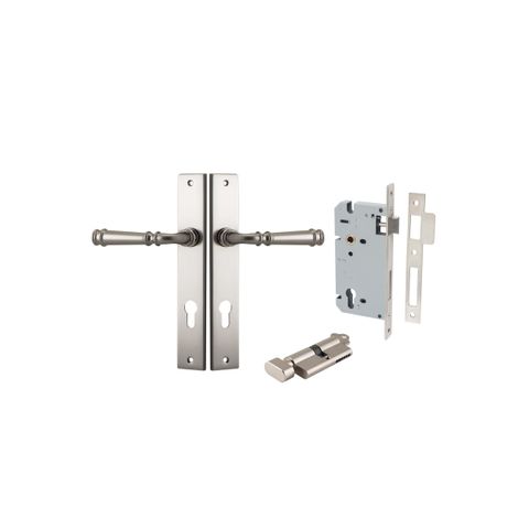 Verona Rectangular Lever Ent KT SN