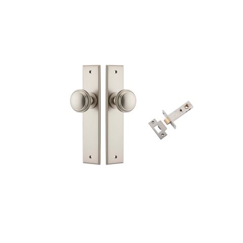 Paddington Chamfered Knob Pas Kit SN