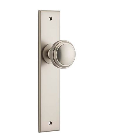 Paddington Chamfered Knob Pas SN