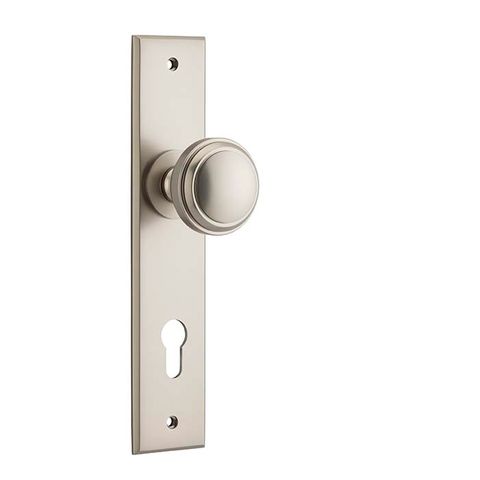 Paddington Chamfered Knob Ent SN