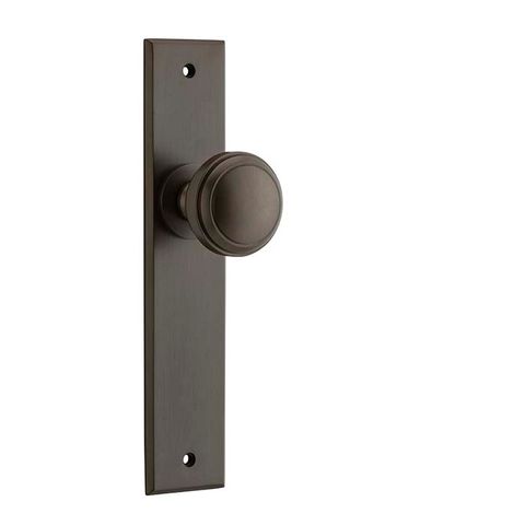 Paddington Chamfered Knob Pas SB