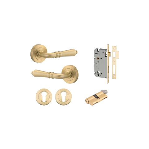 Sarlat Round Rose Lever Ent Kit KK BGP