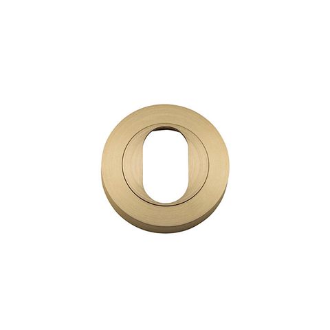 Iver Oval Round Euro Escutcheon BB