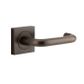 Oslo Return Square Rose Door Lever