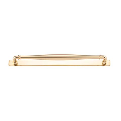 Sarlat Cabinet Pull on Backplate 320 PB