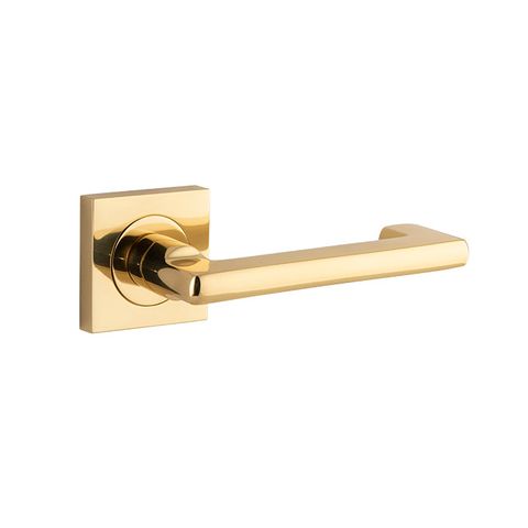 Baltimore Return Square Rose Door Lever