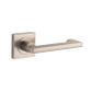 Baltimore Return Square Rose Door Lever