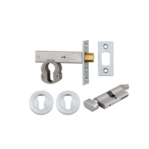 Iver Mortice Deadbolt Round Ent KT BC