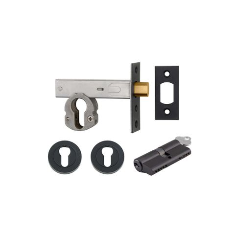 Iver Mortice Deadbolt Round Ent KK MB