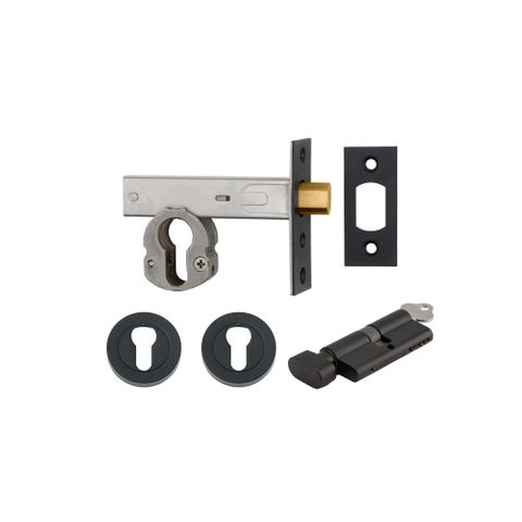 Iver Mortice Deadbolt Round Ent KT MB