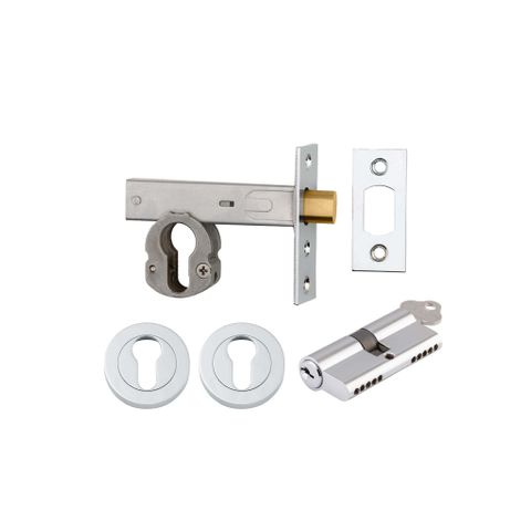 Iver Mortice Deadbolt Round Ent KK PC