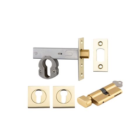 Iver Mortice Deadbolt Square Ent KT PB