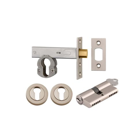 Iver Mortice Deadbolt Round Ent KK SN