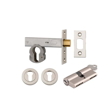 Iver Mortice Deadbolt Round Ent KK PN