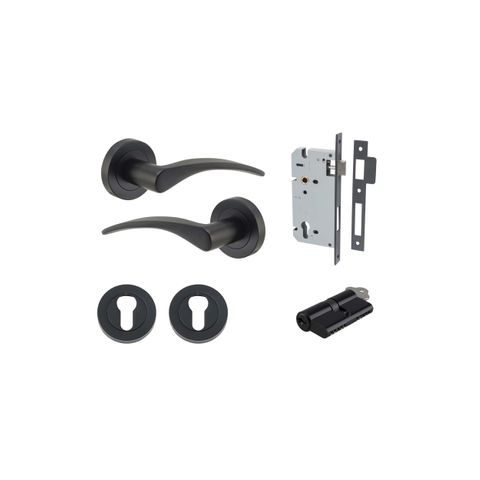 Oxford Round Rose Lever Ent Kit KK MB