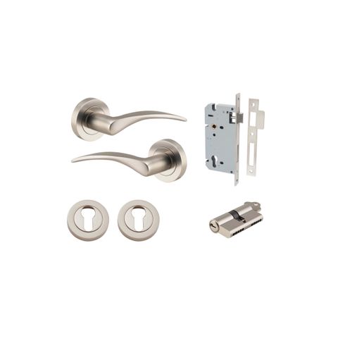 Oxford Round Rose Lever Ent Kit KK SN