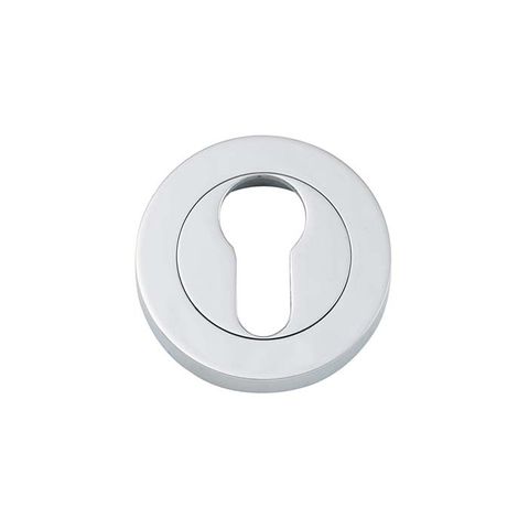 Iver Round Euro Escutcheon PC