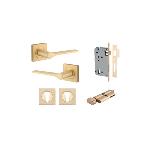 Como Square Rose Lever Ent KT BC