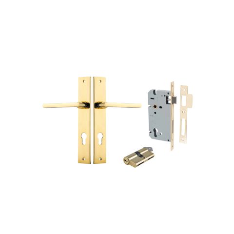 Baltimore Rectangular Lever Ent KK PB