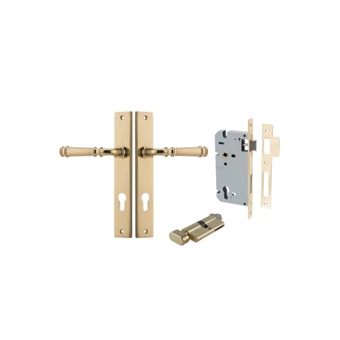 Verona Rectangular Lever Ent KT PB