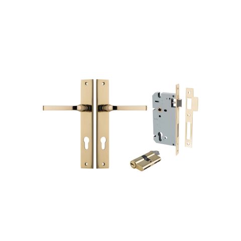 Annecy Rectangular Lever Ent KK PB