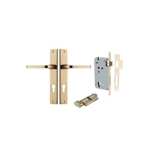 Annecy Rectangular Lever Ent KT PB