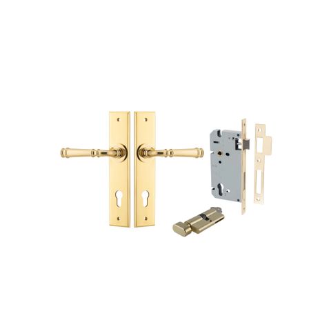 Verona Chamfered Lever Ent KT PB