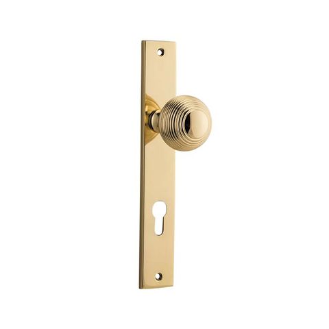 Guildford Rectangular Knob Ent PB