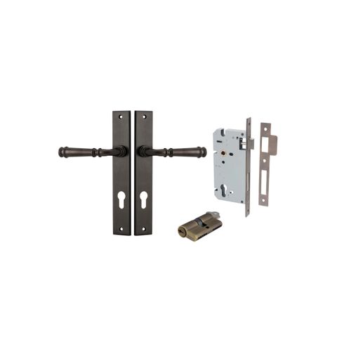 Verona Rectangular Lever Ent KK SB