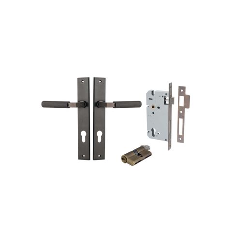 Brunswick Rectangular Lever Ent KK SB