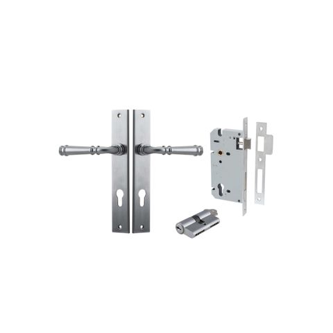 Verona Rectangular Lever Ent KK BC